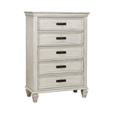 Coaster Franco 5-drawer Chest Antique White Model 205335